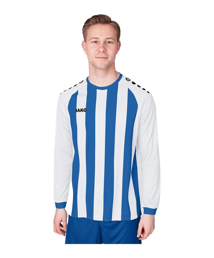 JAKO JAKO Inter Trikot langarm Trikot Herren - weissblau - 1 | SportScheck