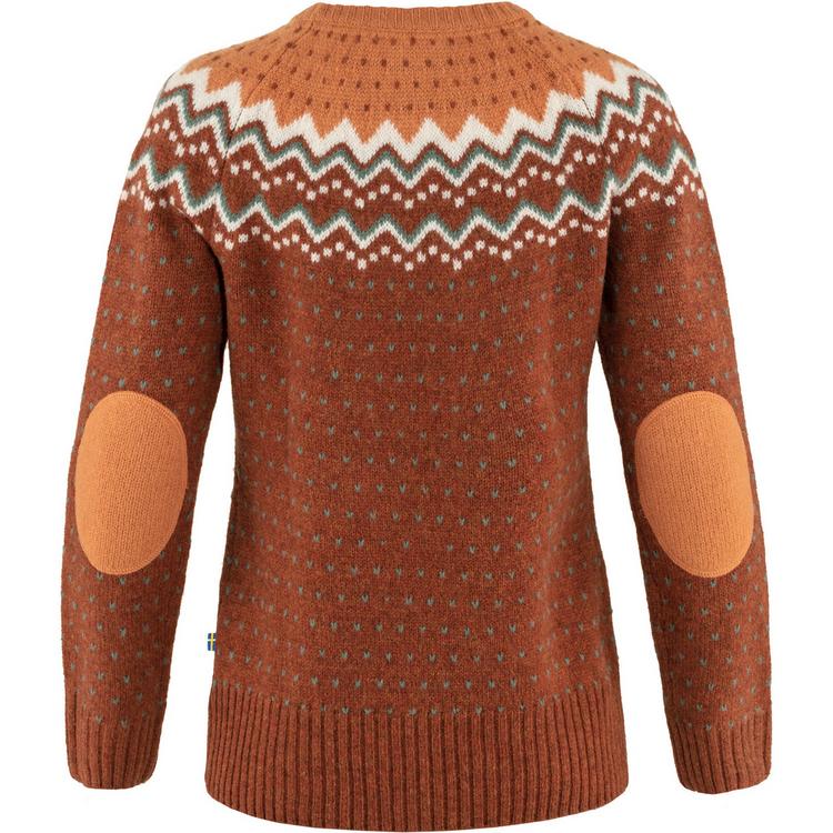 FJ&Auml;LLR&Auml;VEN FJ&Auml;LLR&Auml;VEN &Ouml;vik Knit Langarmshirt Damen - Dunkelorange - 0 | SportScheck