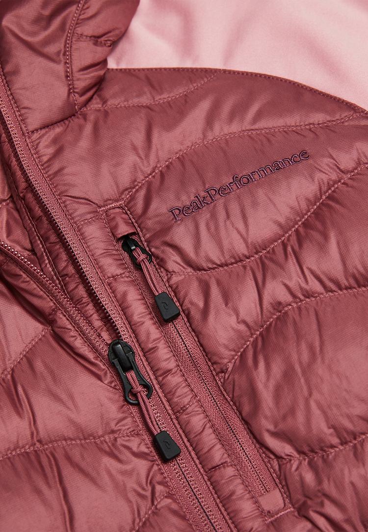 Peak Performance Peak Performance W Helium Down Hybrid Hood Funktionsjacke Damen - rotviolett - 0 | SportScheck