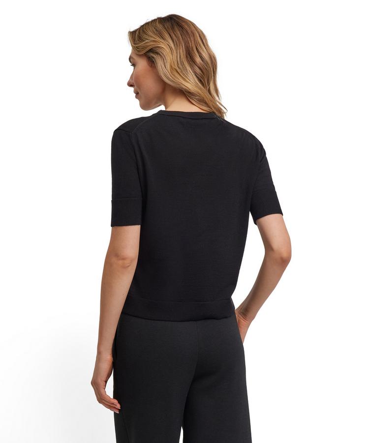 Falke Falke Merino X-Fine Crew Neck Strickpullover Damen - black (3000) - 0 | SportScheck