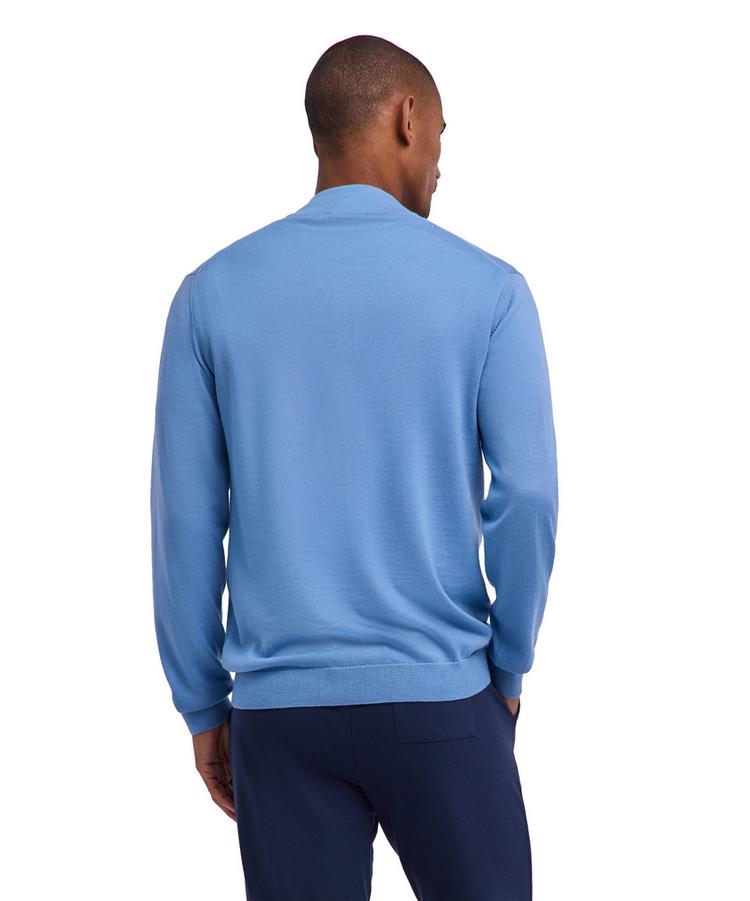 Falke Falke Merino X-Fine Half-Zip Strickpullover Herren - sky blue (6876) - 0 | SportScheck