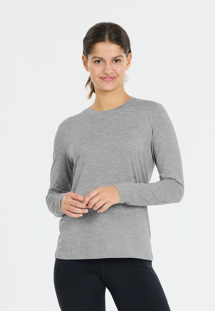 Endurance Endurance Alvaly Langarmshirt Damen - 1005 Light Grey Melange - 1 | SportScheck