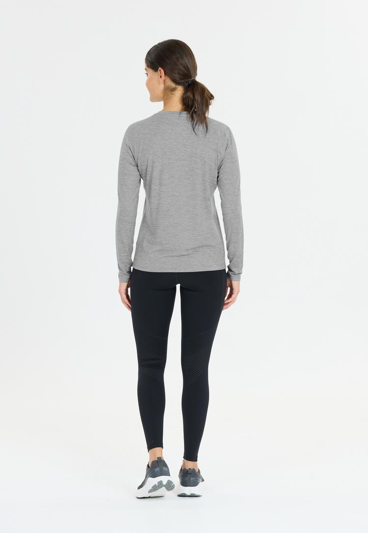 Endurance Endurance Alvaly Langarmshirt Damen - 1005 Light Grey Melange - 2 | SportScheck
