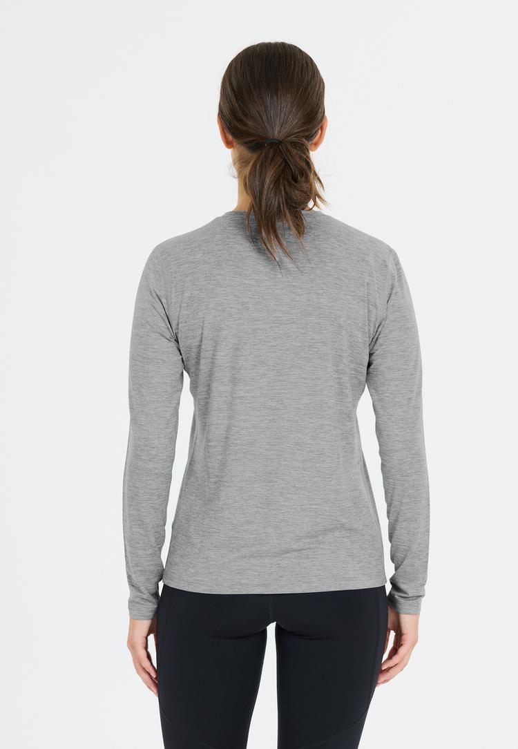 Endurance Endurance Alvaly Langarmshirt Damen - 1005 Light Grey Melange - 3 | SportScheck
