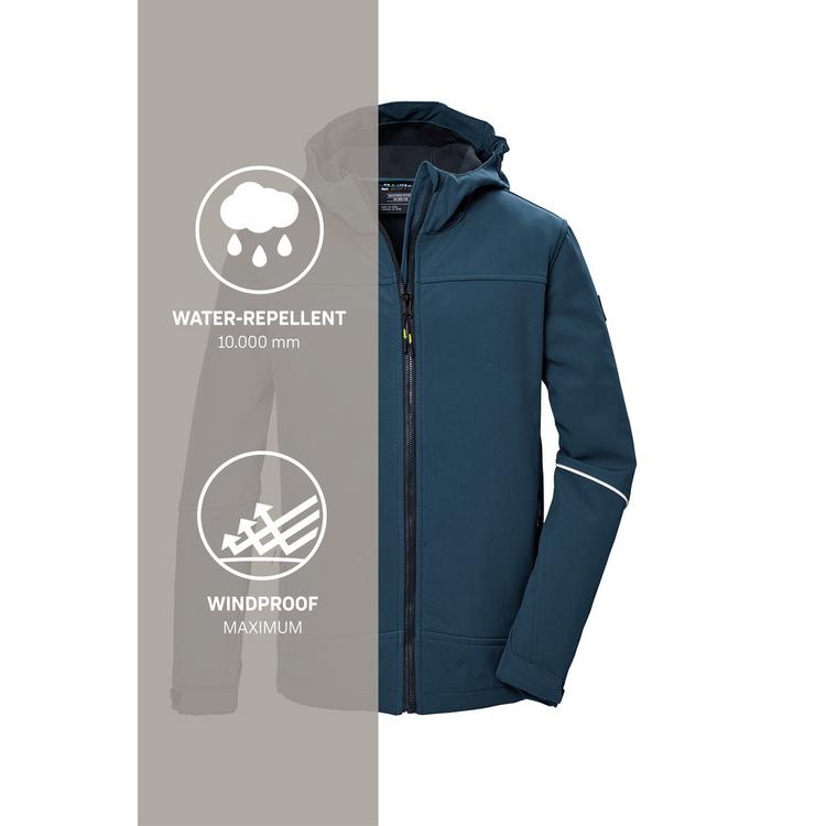 KILLTEC KILLTEC KOS 143 Softshelljacke Jungen - Blau3010 - 4 | SportScheck