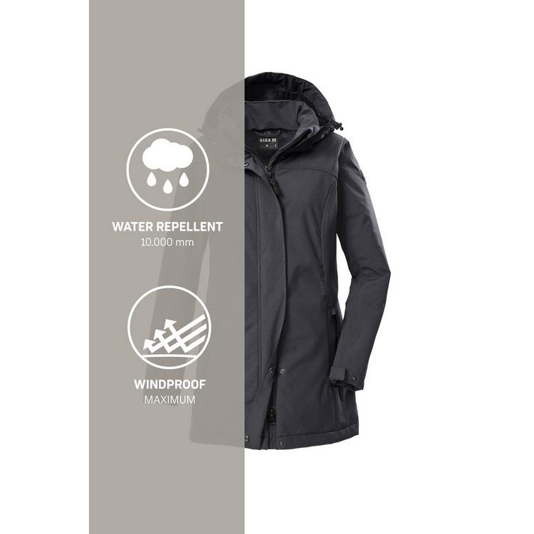 G.I.G.A. DX by killtec G.I.G.A. DX by killtec GW 36 WMN SFTSHLL PRK Funktionsmantel Damen - Anthrazit051 - 4 | SportScheck