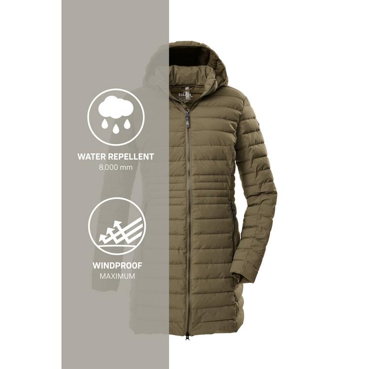 G.I.G.A. DX by killtec G.I.G.A. DX by killtec GW 77 WMN QLTD PRK_Bacarya Funktionsmantel Damen - Schlamm - 4 | SportScheck