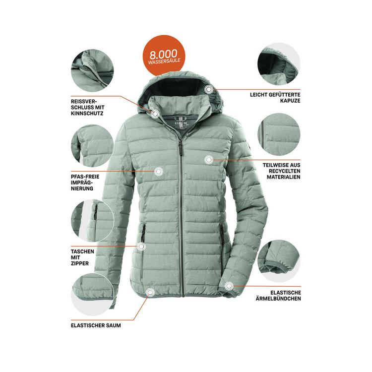 G.I.G.A. DX by killtec G.I.G.A. DX by killtec GW 49 WMN QLTD JCKT Softshelljacke Damen - Gr&uuml;n2019 - 3 | SportScheck