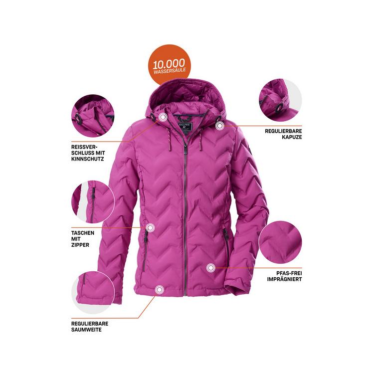 KILLTEC KILLTEC KOW 23 WMN QLTD JCKT Softshelljacke Damen - Rose4025 - 3 | SportScheck