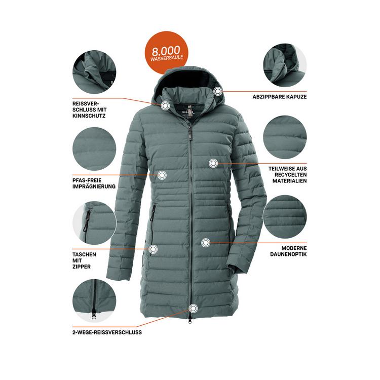 G.I.G.A. DX by killtec G.I.G.A. DX by killtec GW 77 WMN QLTD PRK_Bacarya Funktionsmantel Damen - Gr&uuml;n2018 - 3 | SportScheck