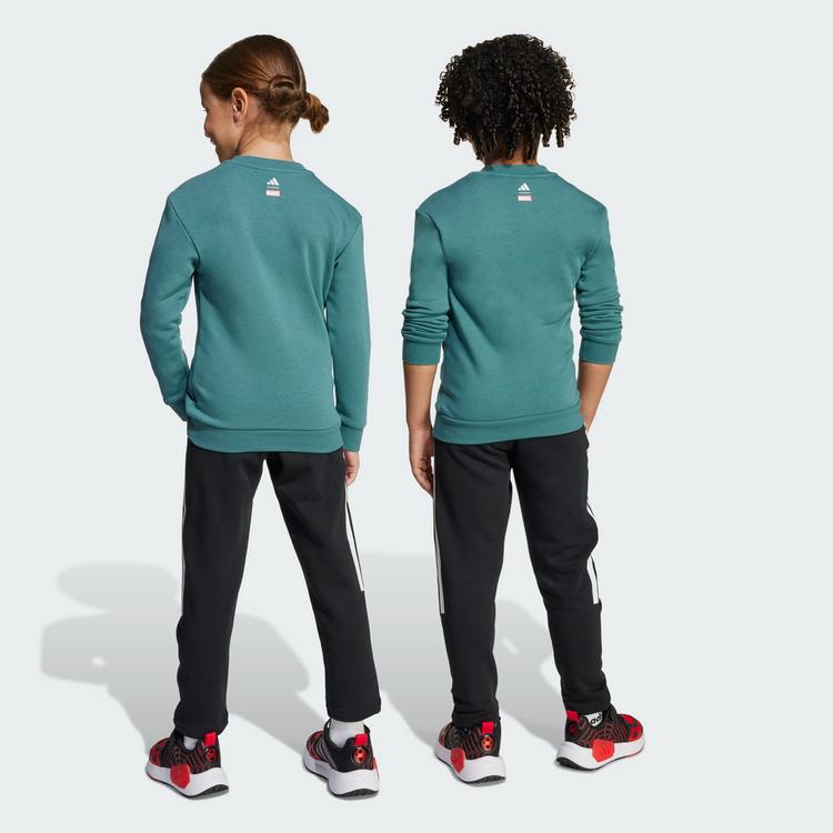 adidas adidas Marvel Spider-Man Jogginghose Kinder Trainingsanzug Kinder - Preloved Teal / White - 1 | SportScheck