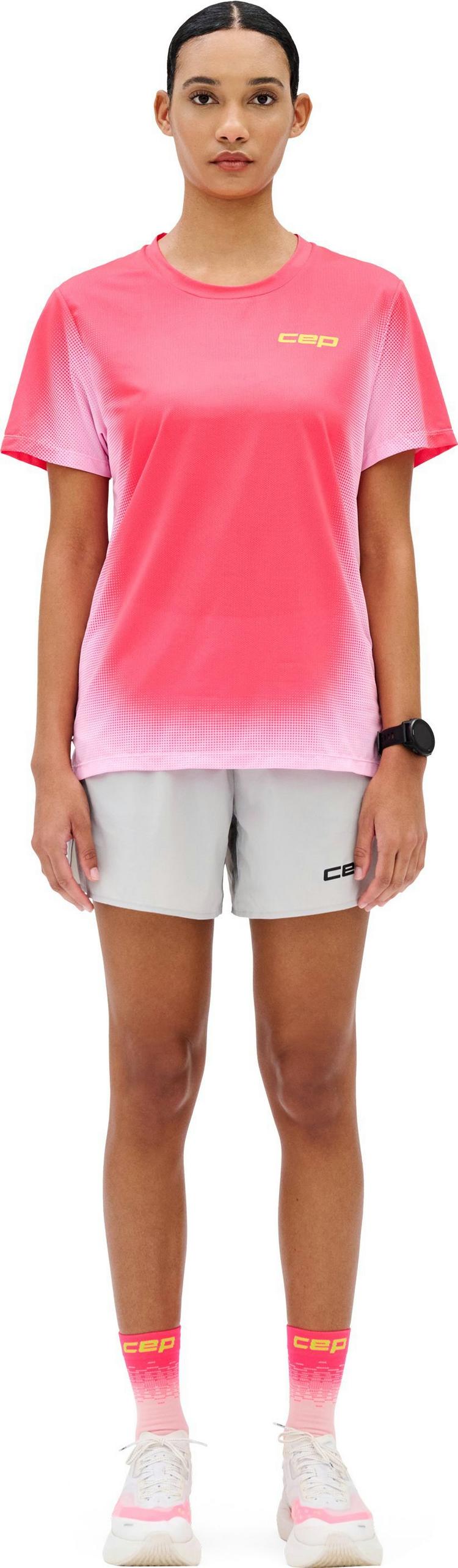 CEP CEP Run Shirt Short Funktionsshirt Damen - pink/fade - 0 | SportScheck