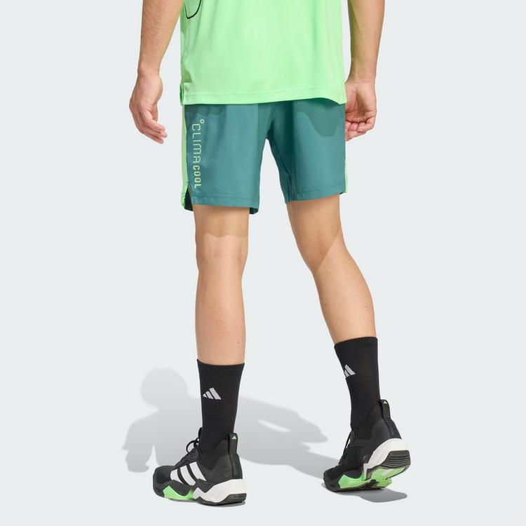adidas adidas Tech Apparel CLIMACOOL Short Funktionsshorts Herren - Preloved Teal / Lime Burst - 1 | SportScheck