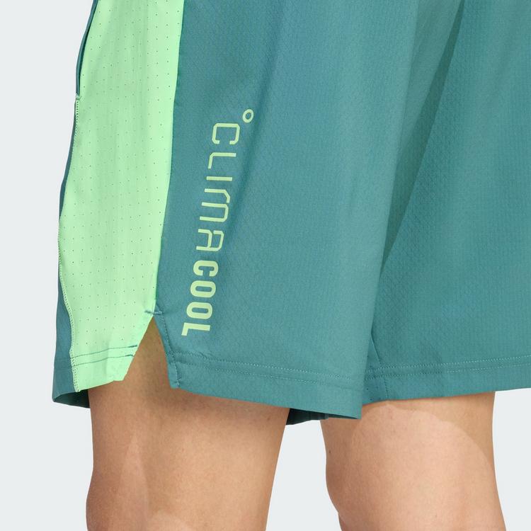 adidas adidas Tech Apparel CLIMACOOL Short Funktionsshorts Herren - Preloved Teal / Lime Burst - 1 | SportScheck