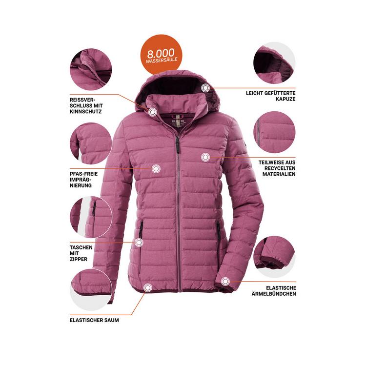 G.I.G.A. DX by killtec G.I.G.A. DX by killtec GW 49 WMN QLTD JCKT Softshelljacke Damen - Rose4029 - 4 | SportScheck