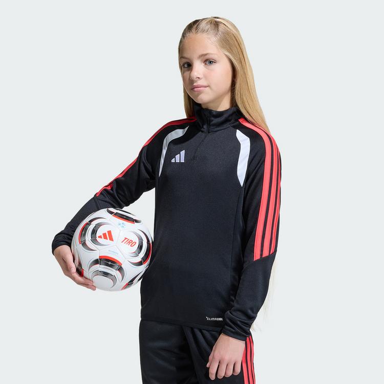 adidas adidas Tiro26 League Kids Trainingsoberteil Trainingsanzug Kinder - Black / Semi Lucid Red - 0 | SportScheck