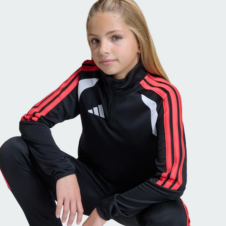 adidas adidas Tiro26 League Kids Trainingsoberteil Trainingsanzug Kinder - Black / Semi Lucid Red - 0 | SportScheck