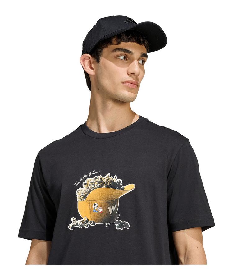 adidas adidas Snack Popcorn T-Shirt T-Shirt Herren - schwarz - 1 | SportScheck