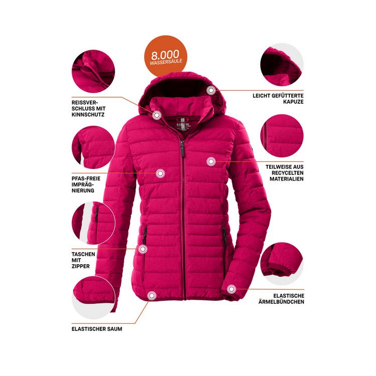 G.I.G.A. DX by killtec G.I.G.A. DX by killtec GW 49 WMN QLTD JCKT Softshelljacke Damen - Rose4034 - 3 | SportScheck