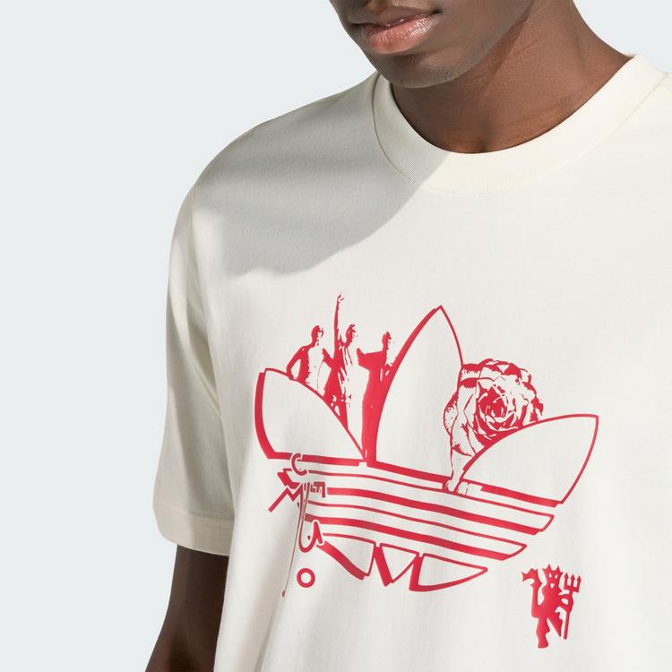 adidas adidas Manchester United Seasonal Grafik Trikot Funktionsshirt Herren - Off White - 0 | SportScheck