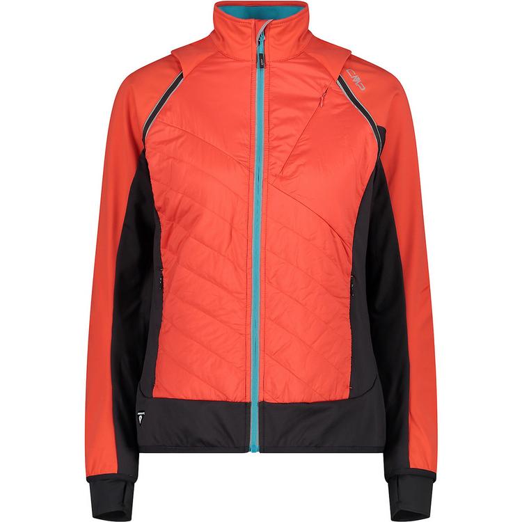 CMP CMP mit abnehmbaren &Auml;rmeln Softshelljacke Damen - Dunkelorange - 0 | SportScheck