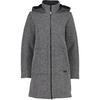 CMP COAT FIX HOOD Fleecejacke Damen - Grau