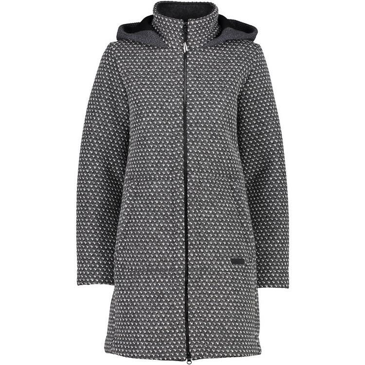 CMP CMP COAT FIX HOOD Fleecejacke Damen - Grau - 0 | SportScheck