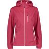 CMP mit Kapuze Softshelljacke Damen - Rot