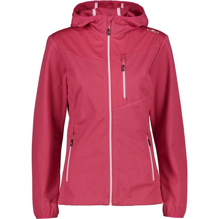 CMP CMP mit Kapuze Softshelljacke Damen - Rot - 0 | SportScheck