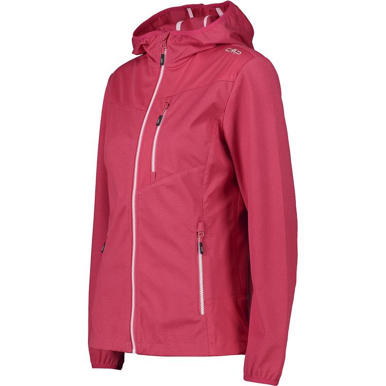 CMP CMP mit Kapuze Softshelljacke Damen - Rot - 1 | SportScheck