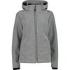 CMP Zip Hood Softshelljacke Damen - Grau