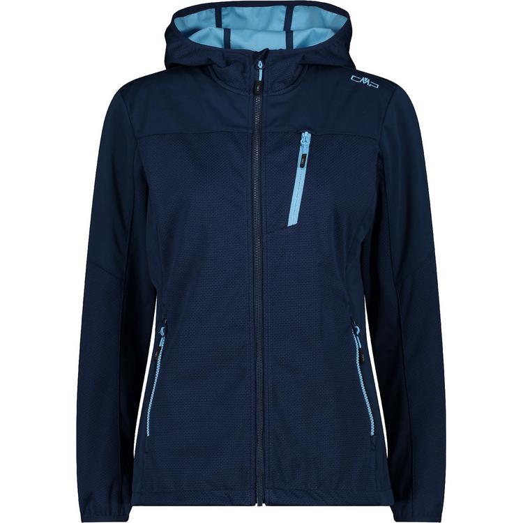 CMP CMP Damen Jacket Fix Hood Softshelljacke Damen - Blau - 0 | SportScheck