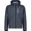 CMP Softshelljacke mit Kapuze Funktionsjacke Herren - Grau066