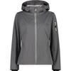CMP Woman Jacket Zip Hood Softshelljacke Damen - Grau0671