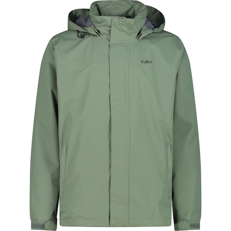 CMP CMP Man Jacket Snaps Hood Regenjacke Herren - Hellgr&uuml;n224 - 0 | SportScheck