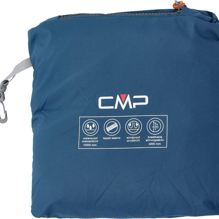 CMP CMP Man Jacket Snaps Hood Regenjacke Herren - Blau3062 - 0 | SportScheck