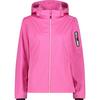 CMP Woman Jacket Zip Hood Softshelljacke Damen - Pink474
