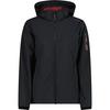CMP JACKET ZIP HOOD Softshelljacke Damen - Anthrazit053