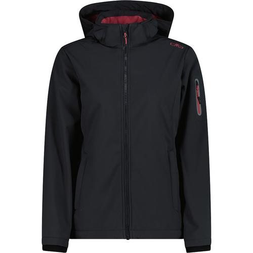 CMP JACKET ZIP HOOD Softshelljacke Damen