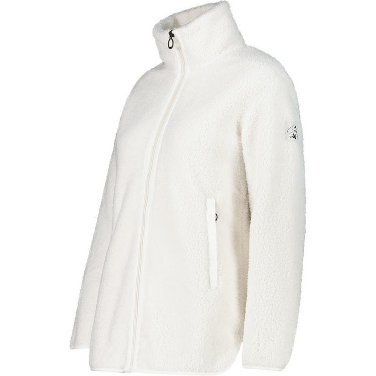 CMP CMP LONG JACKET Fleecejacke Damen - Wei&szlig;956 - 1 | SportScheck