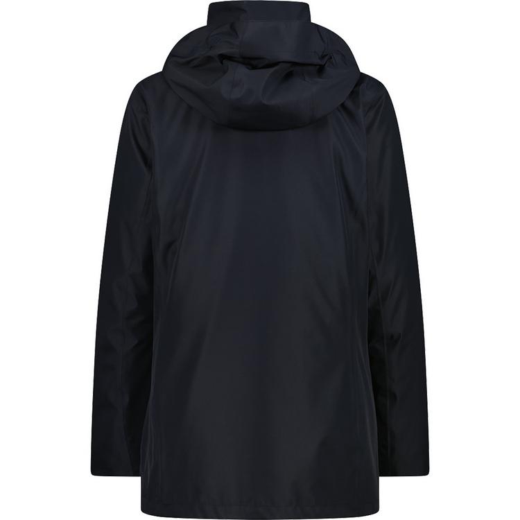 CMP CMP LONG JACKET ZIP HOOD DETACHAB Winterjacke Damen - Schwarz011 - 0 | SportScheck