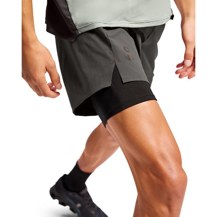 On On Performance Hybrid Short Funktionsshorts Herren - Dunkelgrau0345 - 2 | SportScheck