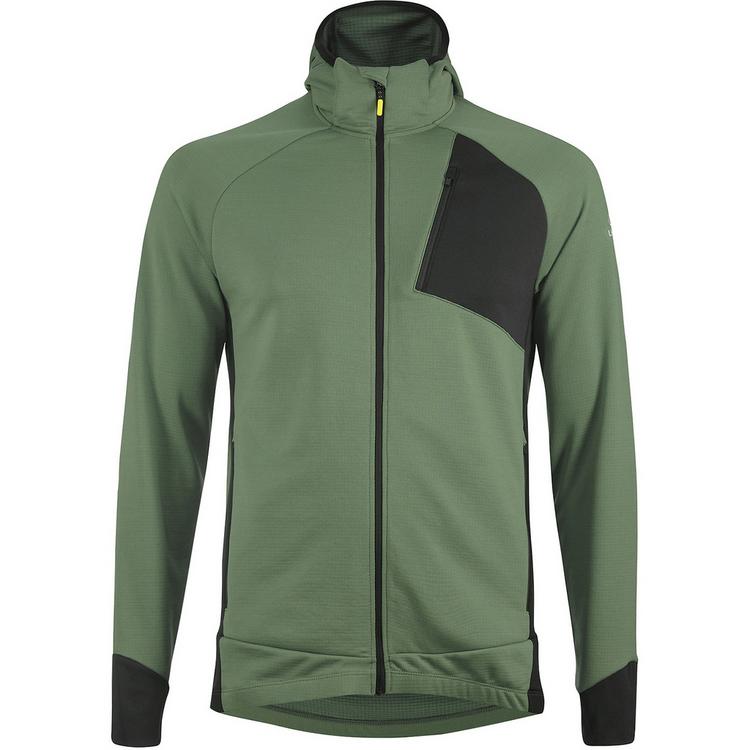 L&ouml;ffler L&ouml;ffler M ZIP-HOODY TECH-MERINO Langarmshirt Herren - Gr&uuml;n2067 - 0 | SportScheck