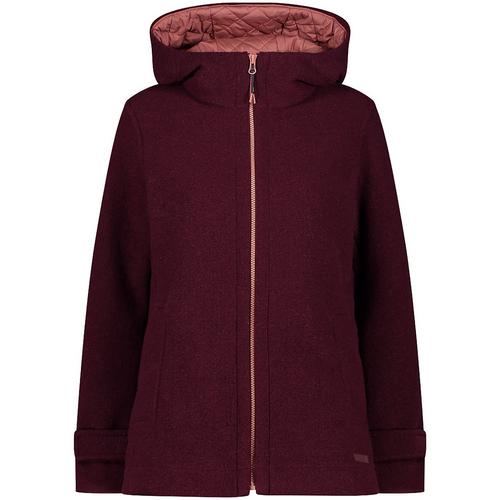 CMP W JACKET FIX HOODWOOLTECH Fleecejacke Damen