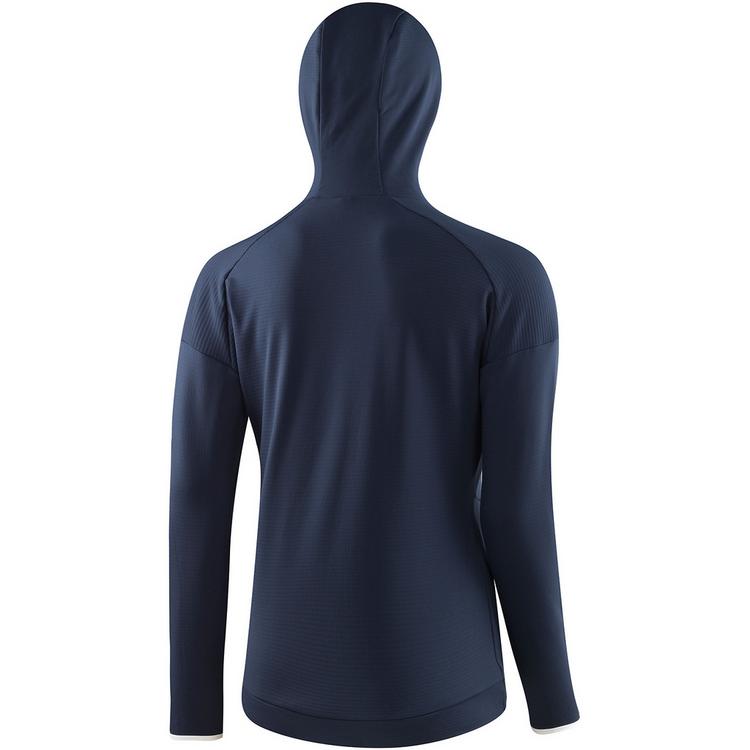 L&ouml;ffler L&ouml;ffler W HOODYMERINO-FLEECE Fleecejacke Damen - Blau - 0 | SportScheck