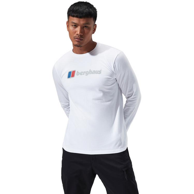 Berghaus Berghaus M BIG LOGO LS TEE Langarmshirt Herren - Wei&szlig; - 2 | SportScheck