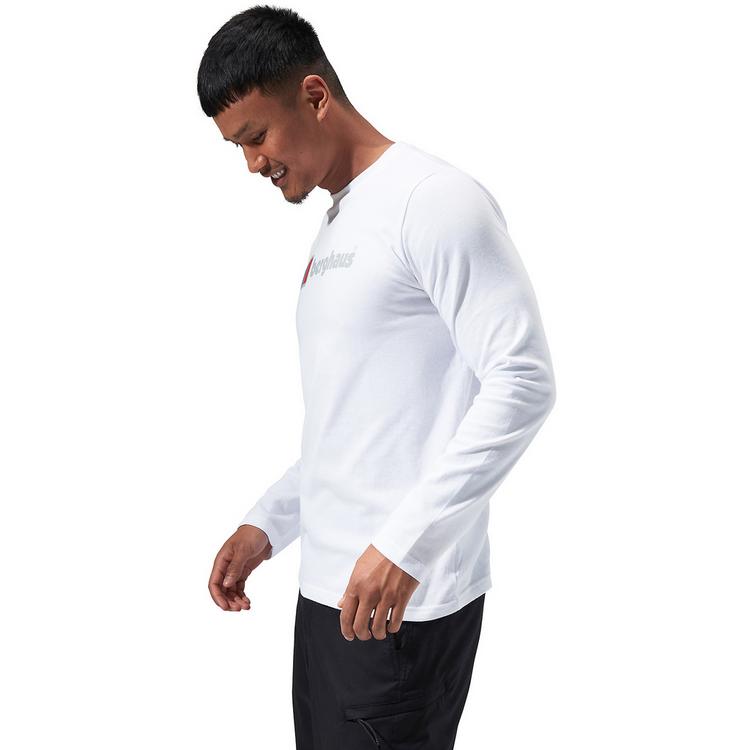 Berghaus Berghaus M BIG LOGO LS TEE Langarmshirt Herren - Wei&szlig; - 3 | SportScheck