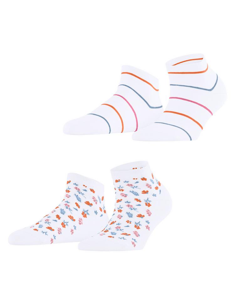 ESPRIT ESPRIT Flowers & Stripes SN 2 2-Pack Socken Damen - white (2000) - 0 | SportScheck