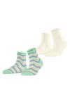 ESPRIT Watercolor SSO  2-Pack Socken Damen - sortiment (0030)