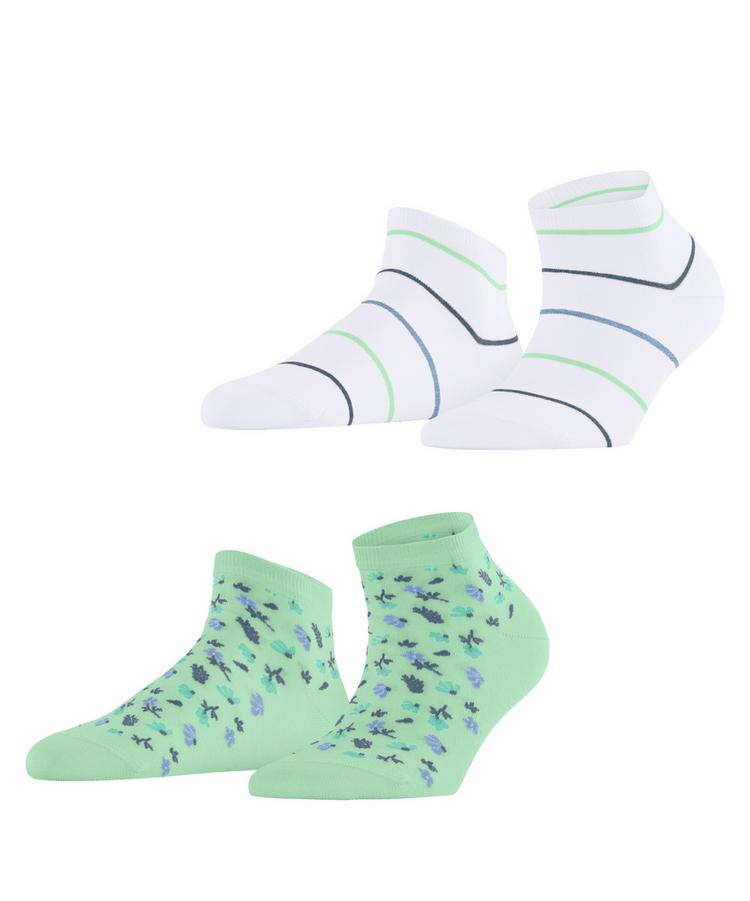 ESPRIT ESPRIT Flowers & Stripes SN 2 2-Pack Socken Damen - mint (7537) - 0 | SportScheck